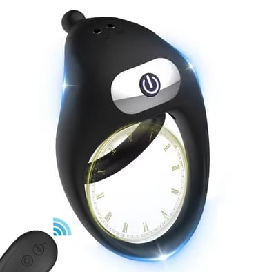 Wireless Remote Vibrating Cock Ring Clitoral Vibrator 10 Vibration Dual Penis Ring for Men G Spot Stimulator Sex Toy for Couple