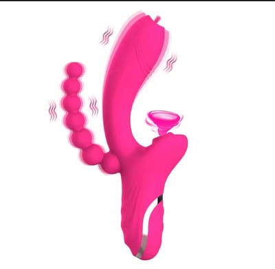 3 in 1 Clit Sucker Dildo Vibrator for Women Clitoris Stimulator G Spot Tongue Licking Vacuum Massager Sex Toys Adult Goods 18+