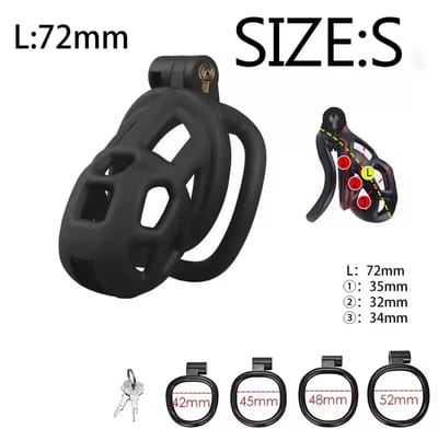 Man Penis Lock Rings Male Chastity Cage Sex Toys Chastity Cock Cage Device Penis Ring Erotic Urethral Products Male With 4 Size