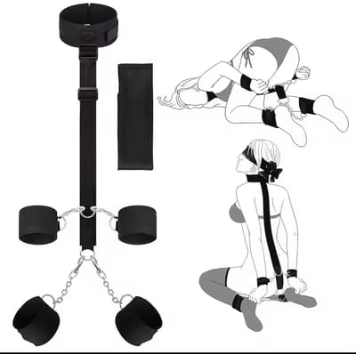 BDSM Adult Sex Toys SM Slave Ankle Cuffs Collar Bondage Restraints Handcuffs Shackles Erotic Products Sexy Game for Couple Men