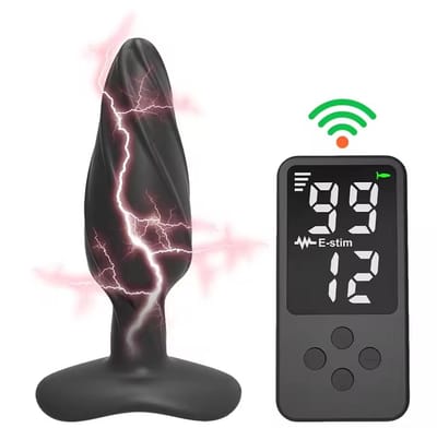 Digital Display Control 99 Gear Electric Shock Anal Plug For Women Vibrators 12Modes Men Masturbator Vaginal Butt Plugs Sex Toys
