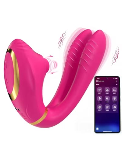 APP Vibrator Double Beat Double Vibration Vaginal Massager Clitoral Stimulator Multi-frequency Conversion Adult Woman Sex Toy