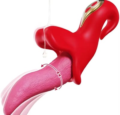 Realistic Licking Tongue Vibrator Clit Vaginal Stimulator Masturbator Dildo 9 Swing & Vibrating Sex Toys for Women Adult Female