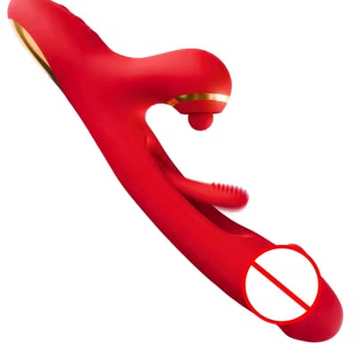 2 in 1 Clitoris Vibrator for Women Super Powerful Tapping Flapping Realistic Dildo Massager Vagina Stimulator Sex Toys