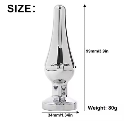 10 Vibration Modes Anal Plug Remote Control Anal Vibrator Metal Butt Plug G-spot Massager Sex Toys for Female Male Anal Beads