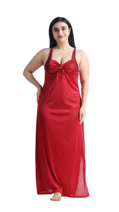 4 Part Premium Nightwear Combo ( Maroon) - Image 3