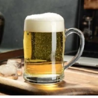 Glass Water Mug 455ML-জাম্বু সাইজ কাচের মগ #24 - Image 2