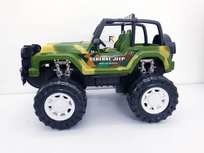 বড় সাইজ জিপ খেলনা গাড়ি / Big size jeep toy car - Image 3