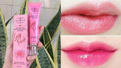 Sexy pink lip essence