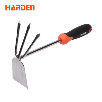 HARDEN Combination Hoe & Fork, Stainless steel, 325x180mm, hand garden small shovel farm agricultural tools spade garden trowel; 632704