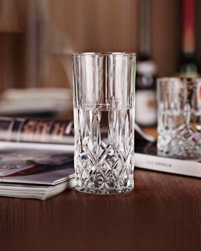 স্বচ্ছ কাচের পানির গ্লাস ৬ পিছ - Drinking Water Tall Glass - 6-Piece 350ML #145 - Image 4