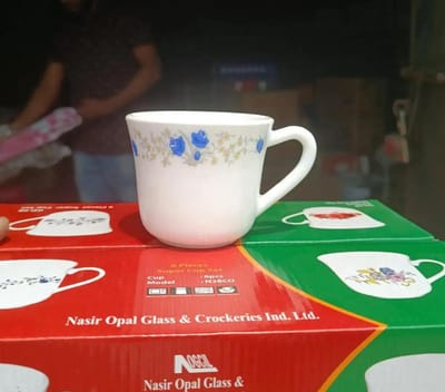 চায়ের কাপ সেট ৬ টি কাপ - Pirex Ceramics Tea Cup #pirex - Image 3