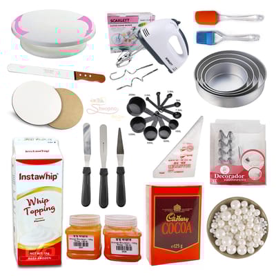 কেক তৈরির বা ডেকোরেশনের কম্বো অফার-8!