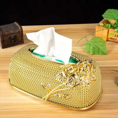 ফাইবার প্লাস্টিকের লাক্সারি টিস্যু বক্স-Luxury E Style Tissue Box-#2 - Image 3