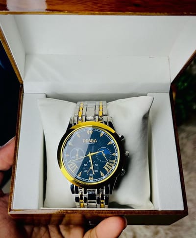 ROSRA Stainless Steel Analog Men Watch - Image 1