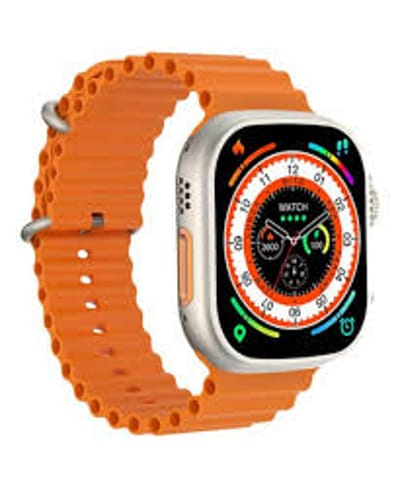 Microwear U10 Ultra Calling Smart Watch – Orange Color