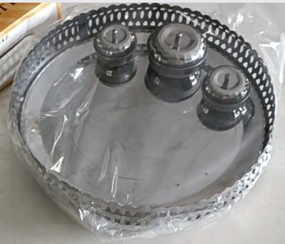 Beautiful SS Steel Pandan With 3 pot- পানদান - Image 4