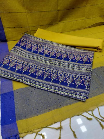 আড়ং কটন থ্রি পিস - Image 6