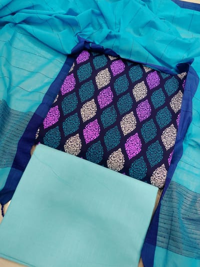 আড়ং কটন থ্রি পিস - Image 7