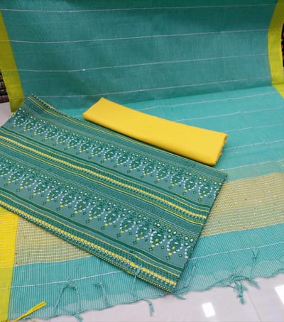 আড়ং কটন থ্রি পিস - Image 8