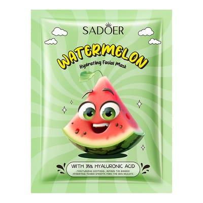 Sadoer Watermelon Sheet Mask With 35% Hyaluronic Acid