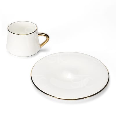 Luxury Ceramics Tea Cup set -6 pcs cup,6 pcs piris - Image 2