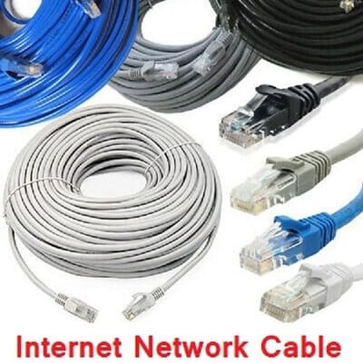 30 Meter ( 90 Feet)Cat6 RJ45 Ethernet LAN Network Cord Cable Lead 10/100/1000 Mbps - Image 1