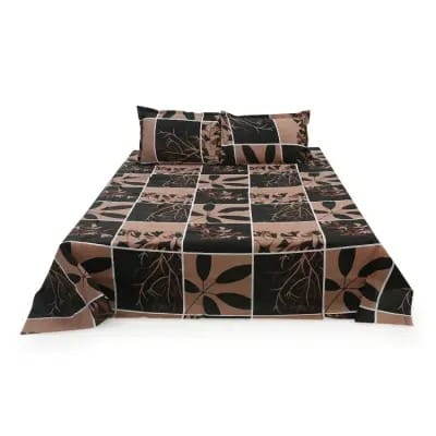 Double King-Size Bedsheet in Various Printed Colors (7'x8') Suti Fabric বিছানা চাদর - Image 1