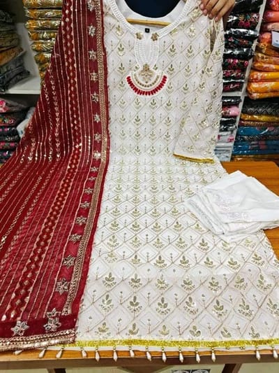 পদ্মজা ভাইরাল সিকোয়েন্স কামিজ সেট - Image 7