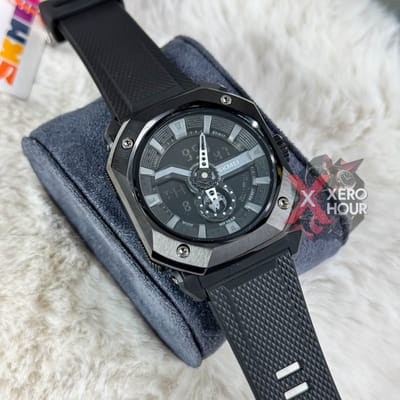 SKMEI 2272 || 3 Timer || Full Black || Waterproof watch