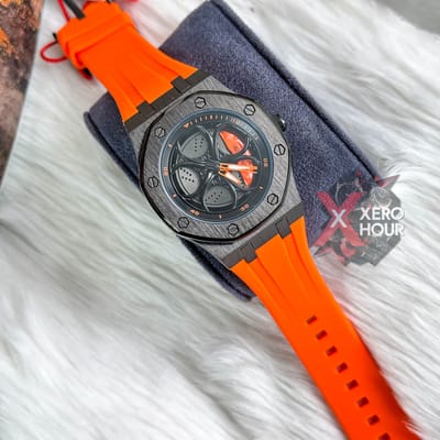 SKMEI 2359  || Orange Black || Wheel Watch