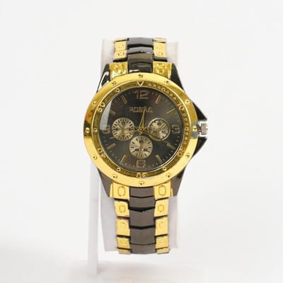 Analog Men'S Luxury Stainless Steel Watch For Men Golden - Watch For Men - Image 2