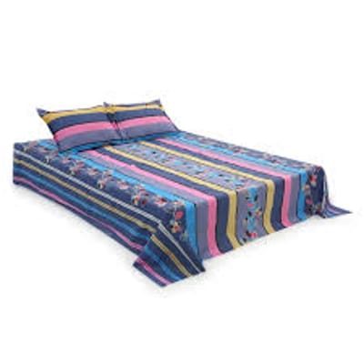 Double King-Size Bedspread in Various Printed Colors (7'x8') Suti Fabric- বিছানা চাদর - Image 2