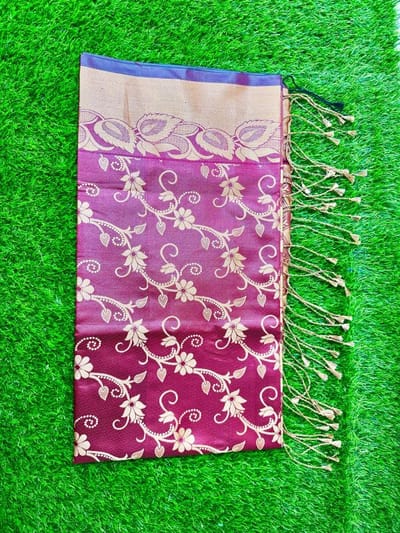 Soft silk katan sharee