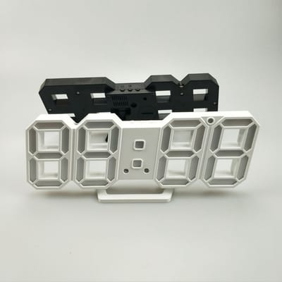 3D Wall Clock Digital Clock Alarm Clock, Electronic Alarm Clock Display