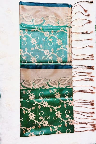 Soft silk katan sharee