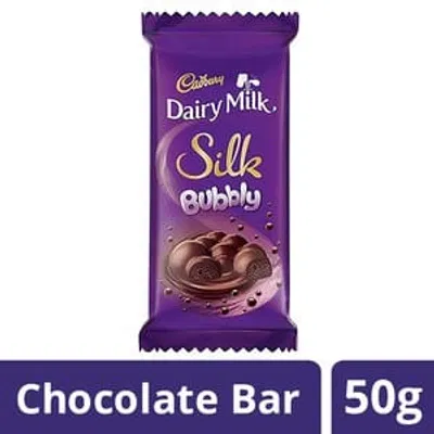 Cadbury dairy milk silk bubbly 50 mg