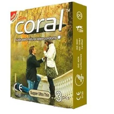 Coral Super Thin condoms 3pcs