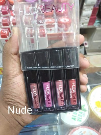 Huda lipstick set mini edition (brown )(red)(pink)(nude) - Image 2