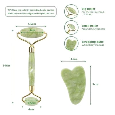 Jade Roller Gua Sha - Image 2