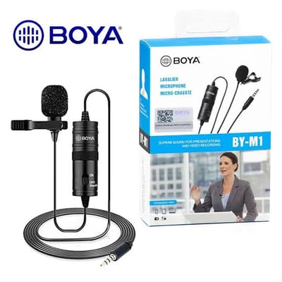 Boya BY-M1 Omnidirectional Lavalier Microphone (Original)