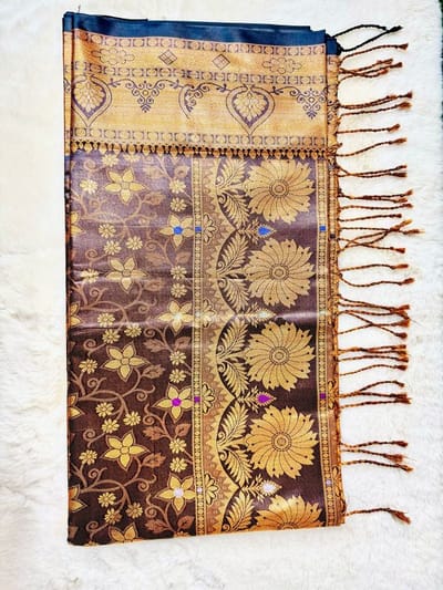 Soft silk katan sharee