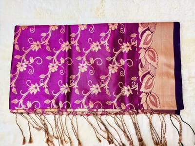 Soft silk katan sharee