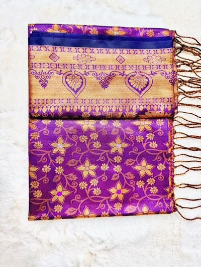 Soft silk katan sharee