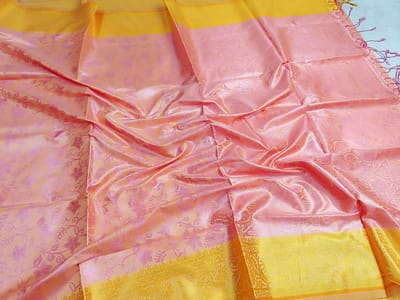Soft silk katan sharee