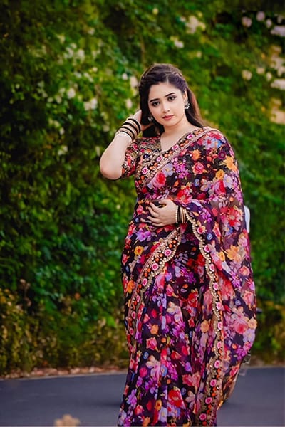 Digital Print Sharee with Blouse Piece