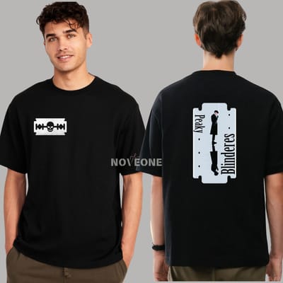 NoveOne N25003– Premium Oversized T-Shirt (Color: Black)