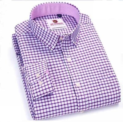 Exclusive Premium Qualityful full sleeve Cotton offichial Formal juri Check Shirt for Man's - Image 1