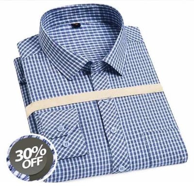 Exclusive Premium Qualityful full sleeve Cotton offichial Formal juri Check Shirt for Man's - Image 5