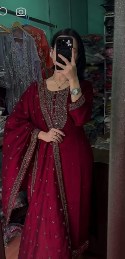 এসি কটন থ্রি পিস - Image 2